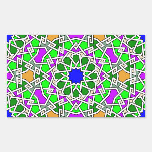 Islamic geometric pattern sticker