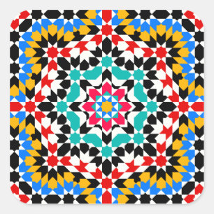 Islamic geometric pattern sticker