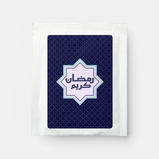  Islamic geometric pattern  Tea Bag Drink Mix (Front)