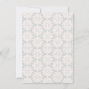 Islamic Geometric Pattern Thank You Card