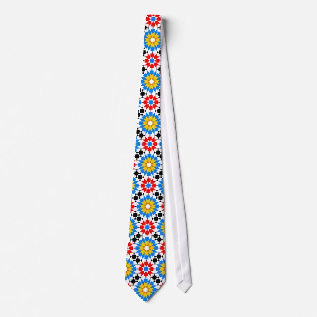 Islamic geometric pattern tie (Front)