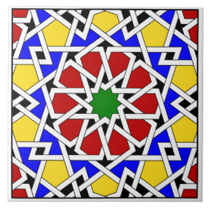Islamic geometric pattern tile