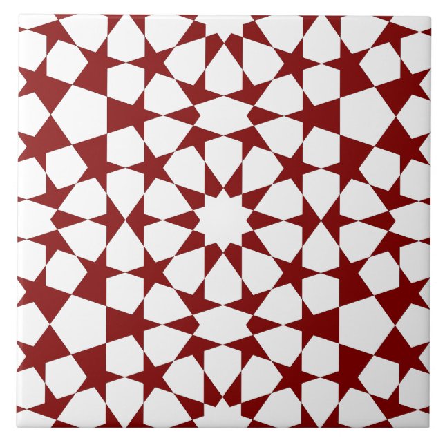 Islamic geometric pattern tile (Front)
