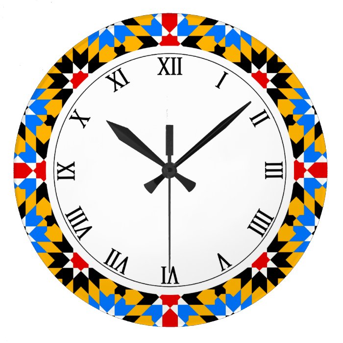 Islamic geometric pattern Wall Clock