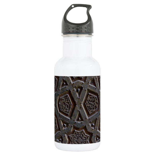 Islamic Geometric Pattern Water Bottle (Front)