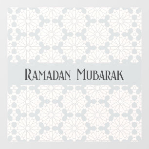 Islamic Geometric Pattern Window Cling