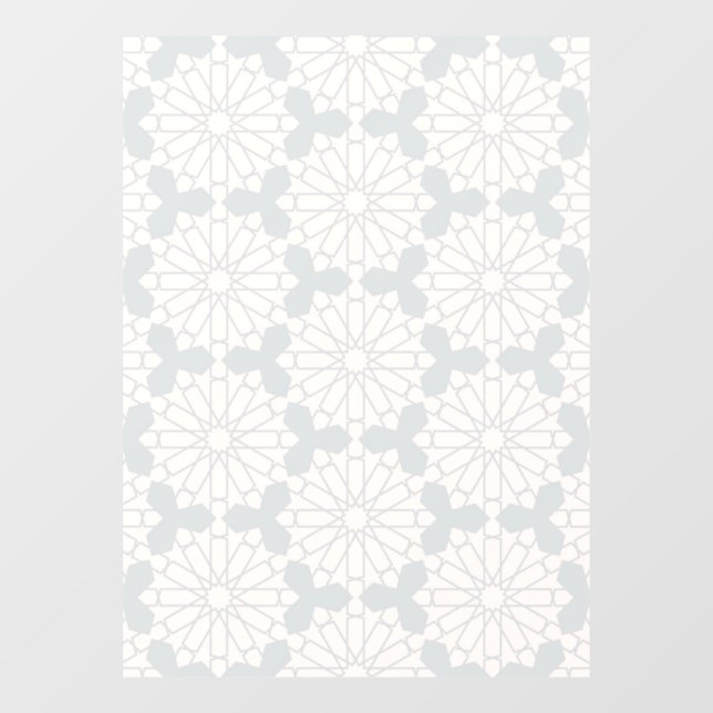Islamic Geometric Pattern Window Cling (Sheet)