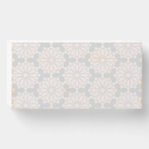 Islamic Geometric Pattern Wooden Box Sign