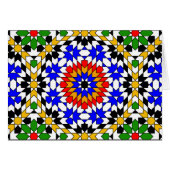 Islamic geometric patterns card (Front Horizontal)