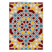 Islamic geometric patterns card (Front)