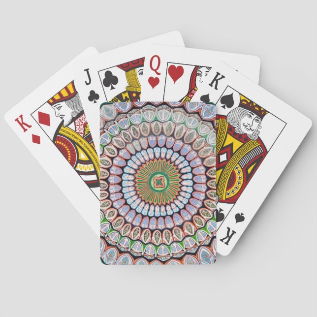 Islamic geometric patterns poker cards (Back)