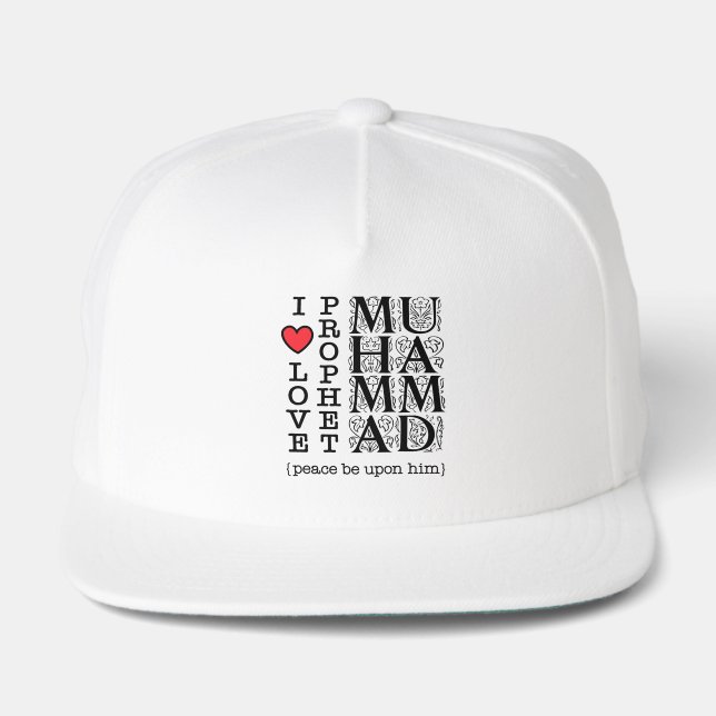 Islamic Gift Muslim Present Halal Modest Wear Snap Back Hat (Front)