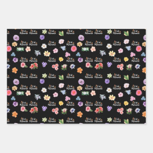 Islamic Gift Wrap Set 🎁🌙 – 3 Elegant Eid Florals