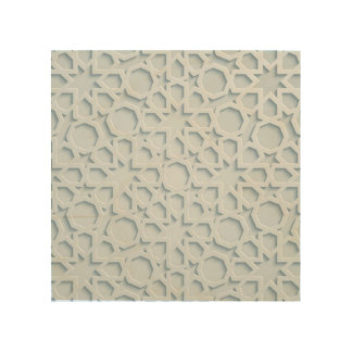 islamic inspired moroccan geometric pattern canvas wood wall art