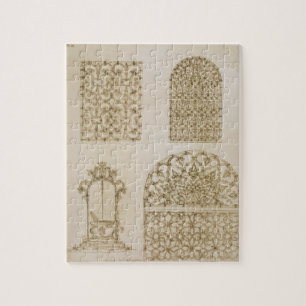 Islamic ironwork grills for windows and wells, fro jigsaw puzzle