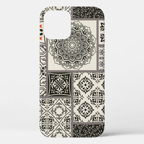 Islamic Majolica Pottery Tile Pattern iPhone 12 Case