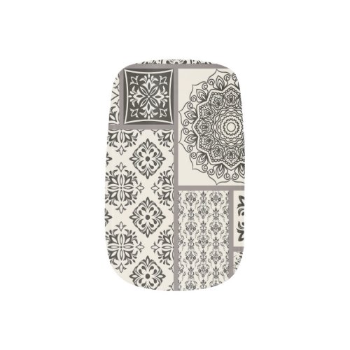 Islamic Majolica Pottery Tile Pattern Minx Nail Art
