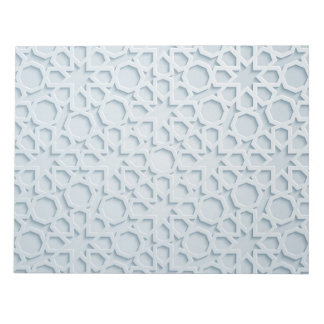 islamic moroccan geometric pattern notepad