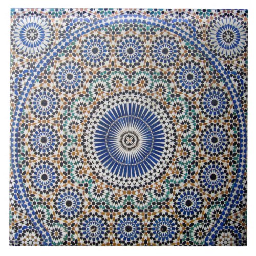 Islamic Mosaic Art Ceramic Photo Tile