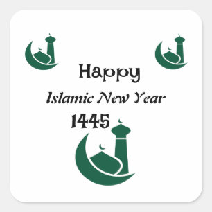 Islamic New Year Square Sticker