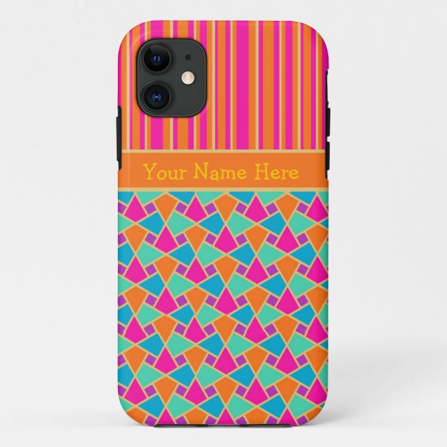 Islamic Pattern and Stripes: iPhone 5 Xtreme Case (Back)