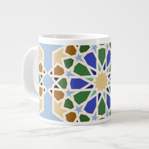 Islamic Pattern Background Giant Coffee Mug