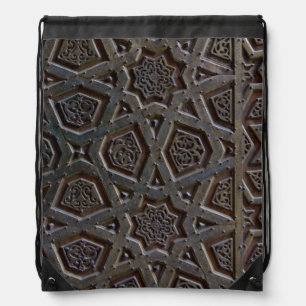 Islamic Pattern Drawstring Bag