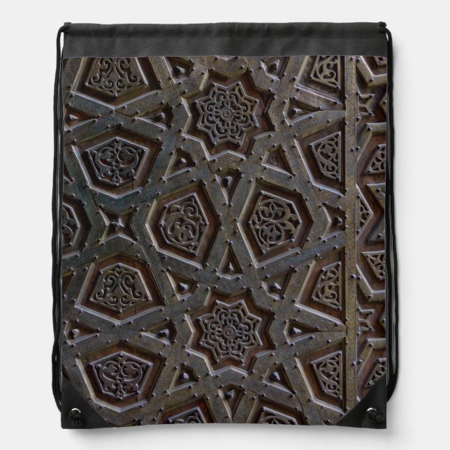 Islamic Pattern Drawstring Bag (Front)