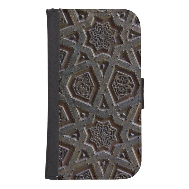 Islamic Pattern Samsung Galaxy Wallet Case (Front)