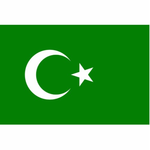 Islamic Republic Of Turkestan Colombia flag Statuette