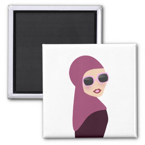 Islamic scarf muslima hijab lady style magnet