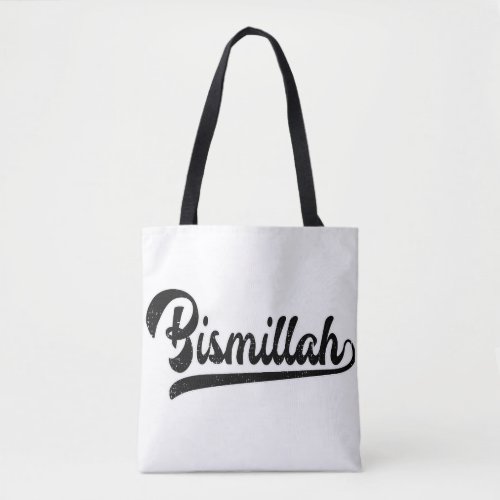 Islamic Sign Bismillah Tote Bag