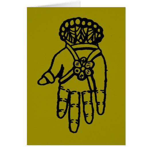 Islamic Symbol: Hamsa Cards (Front)