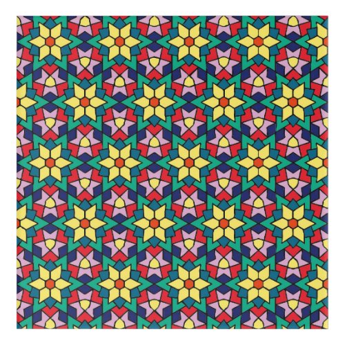 Islamic Traditional Geometric Pattern Acrylic Print
