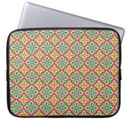 Islamic Traditional Geometric Pattern Laptop Sleeve