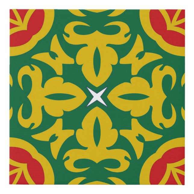 Islamic Traditional Pattern. Bandana print design  (Front)