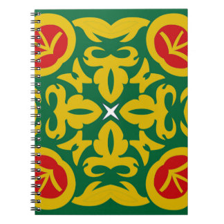 Islamic Traditional Pattern. Bandana print design  Notebook