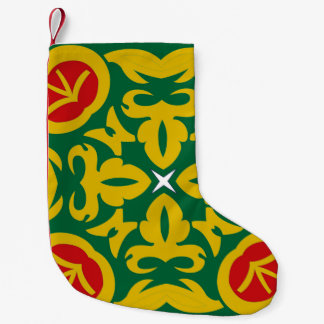 Islamic Traditional Pattern. Bandana print design  Small Christmas Stocking