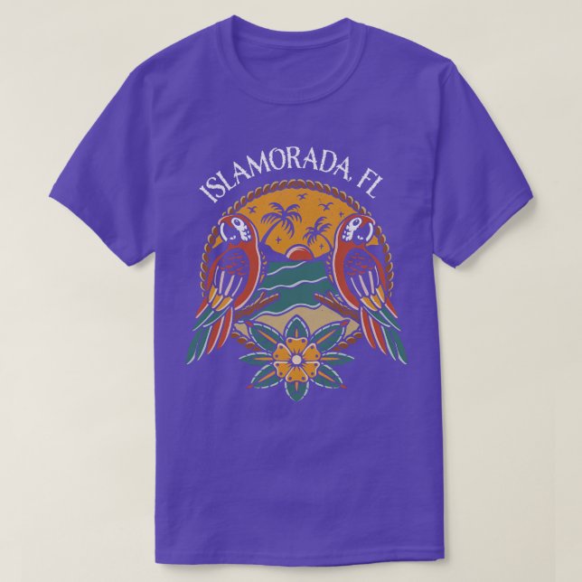 Islamorada Florida Keys Fishing Boating T-Shirt (Design Front)