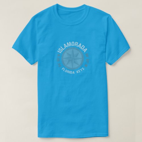 Islamorada Florida Keys nautical latitude T_Shirt