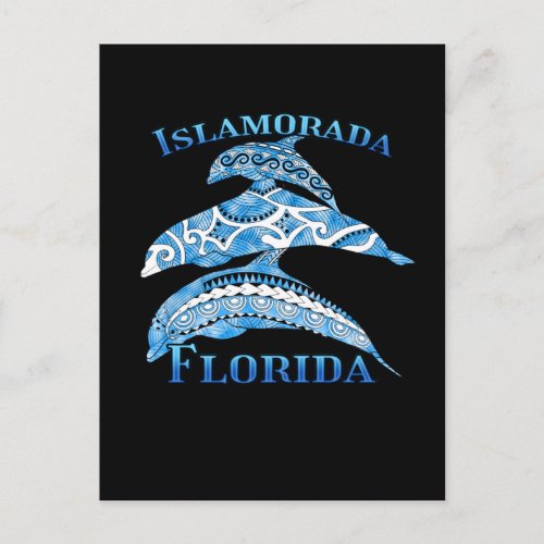 Islamorada Florida Keys Vacation Tribal Dolphins Postcard