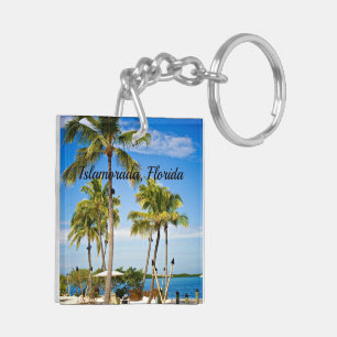 Islamorada, Florida Palm Trees Keychain