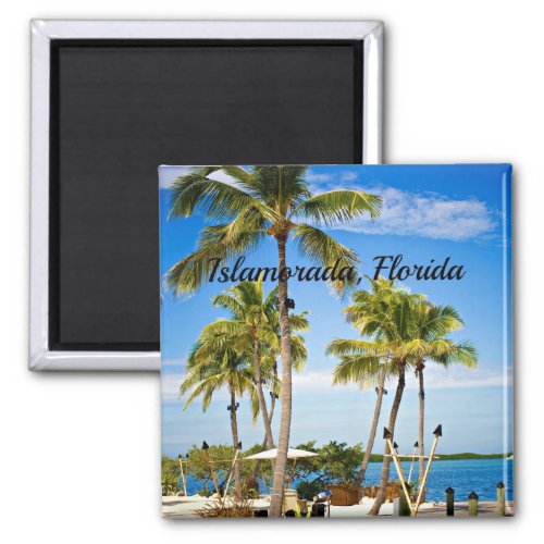 Islamorada Florida Palm Trees Magnet