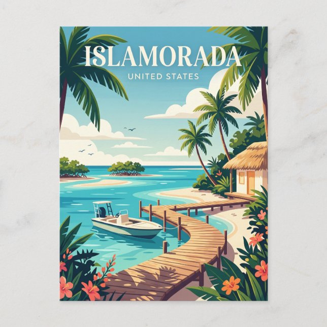 Islamorada Florida Postcard (Front)