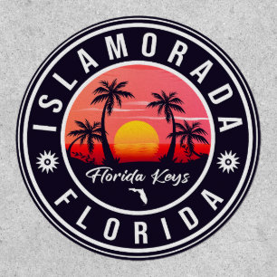 Islamorada Florida Retro Sunset Beach Souvenir 60s Patch