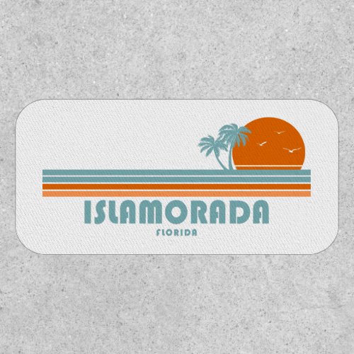 Islamorada Florida Sun Palm Trees Patch