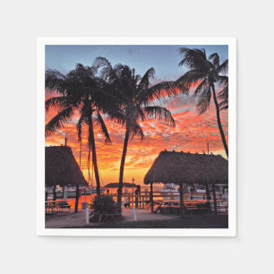 Islamorada, Florida sunset Napkins