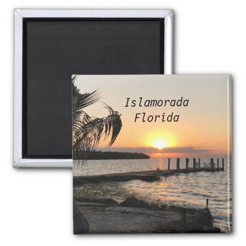 Islamorada Sunset Florida Keys Florida Magnet