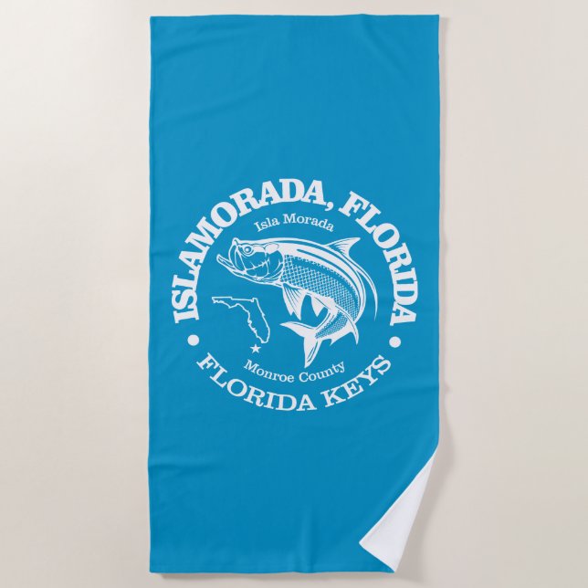 Islamorada (tarpon) beach towel (Front)