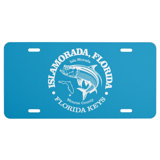 Islamorada (tarpon) license plate (Front)